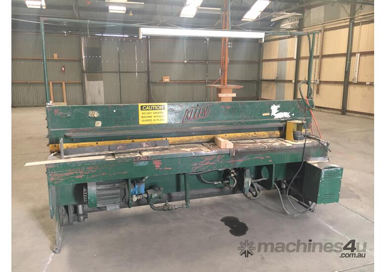 Used 1980 Kleen Australian Made KLEEN 2500mm X 2 5mm Hydraulic