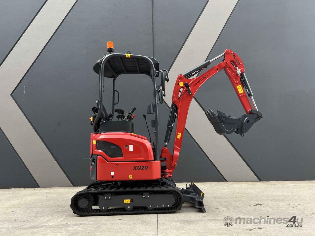 New Uhi Uhi Hp Kubota Engine Xu Mini Excavator Zero Swing