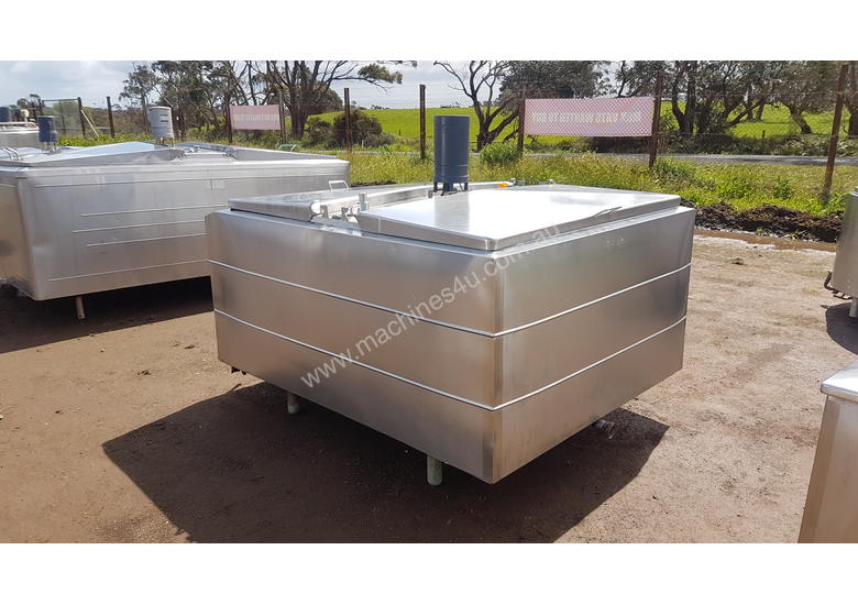 Used Frigrite Stainless Steel Tank Milk Vat Lt Stainless Steel