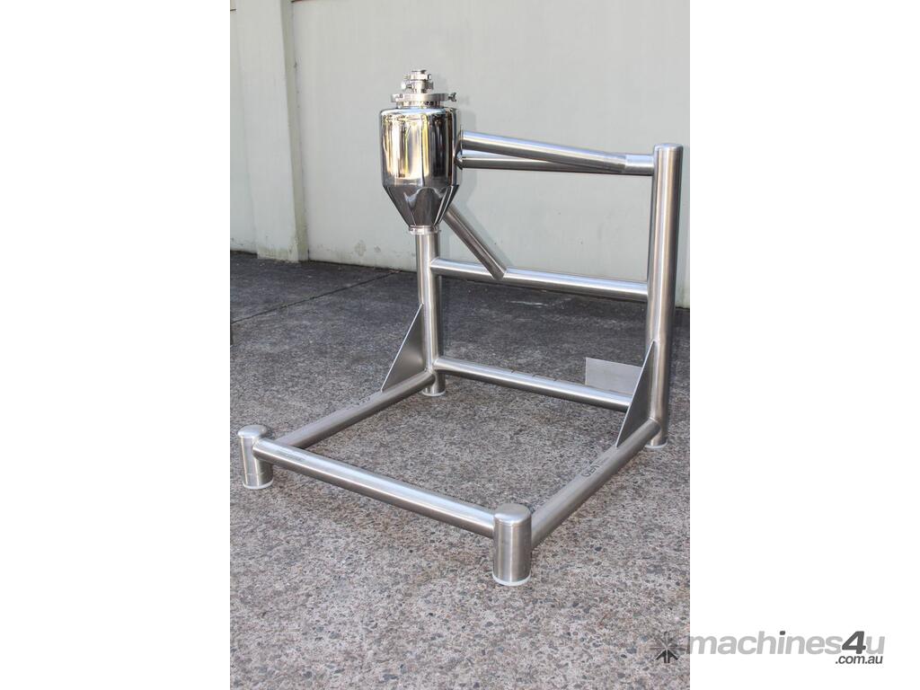 Used Gea Stainless Steel Hopper With Stand Powder Hopper In CONDELL