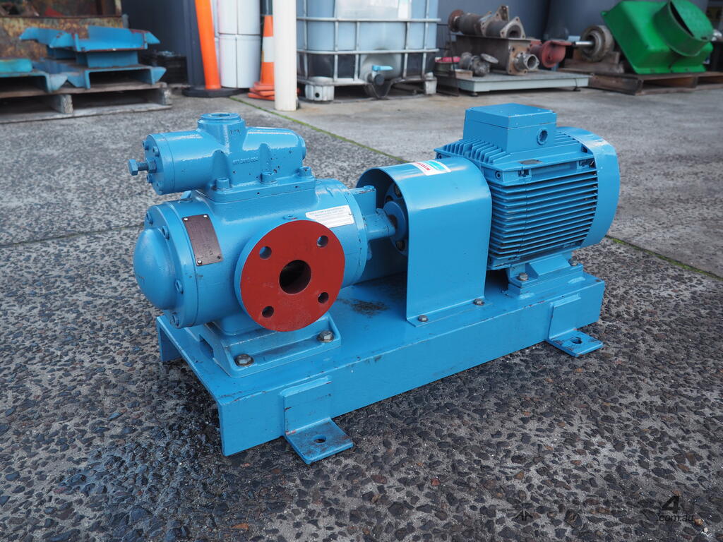 Used Allweiler Doyle Pump Engineering Cast Iron Triple Screw Pump