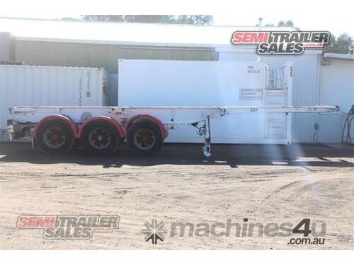 Buy Used 2003 Krueger Krueger Semi 40FT Retractable Skel Skel Trailers