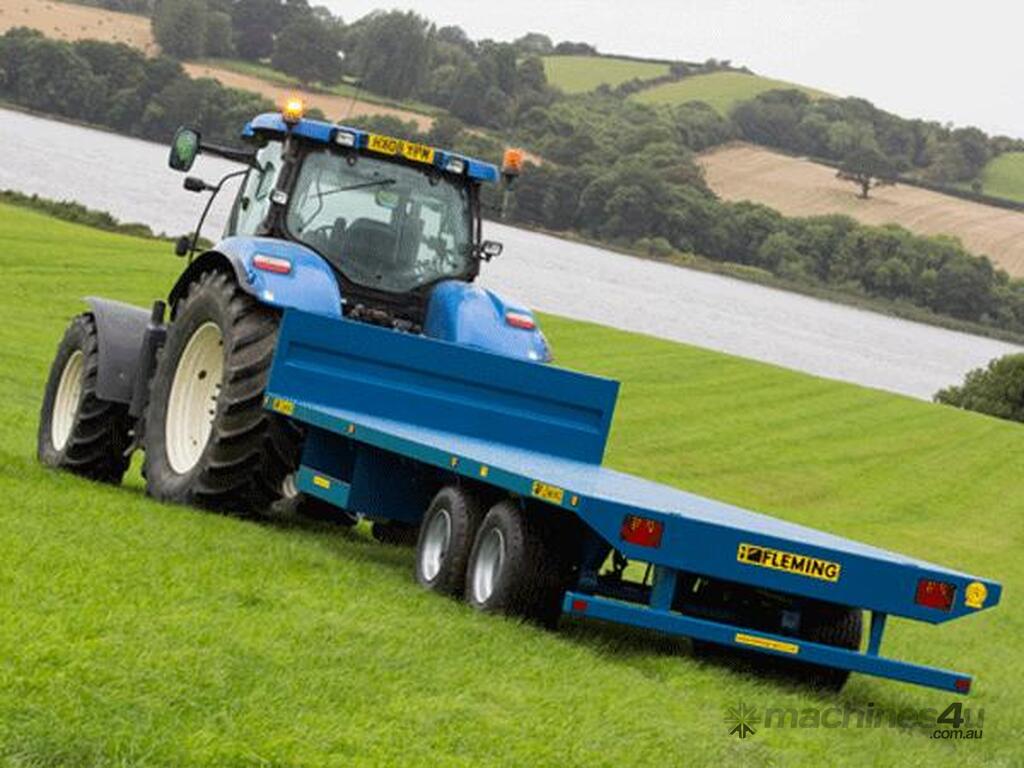 New Fleming FLATBED BALE TRAILER Bale Handler In TOORADIN VIC