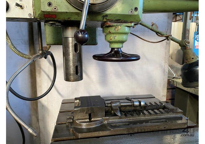 Used Wmw Bowes WME Bowes BR40 X 1250 Radial Drill 5mt 1400mm Arm Radial