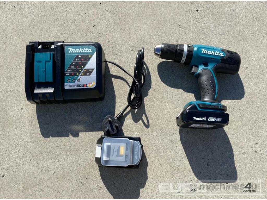 New Makita Unused Makita DHP453RYE DC Hammer Driver Drill Hammer Drill