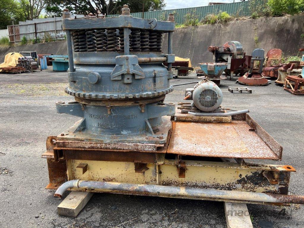 Used Pegson Telsmith Pegson Telsmith Gyrasphere Crusher On Base With