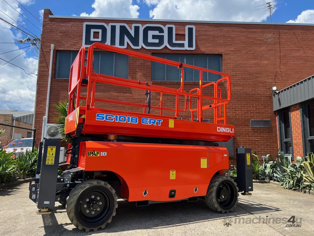 New Dingli SC1018ERT Rough Terrain Scissor Lift In SUNSHINE VIC