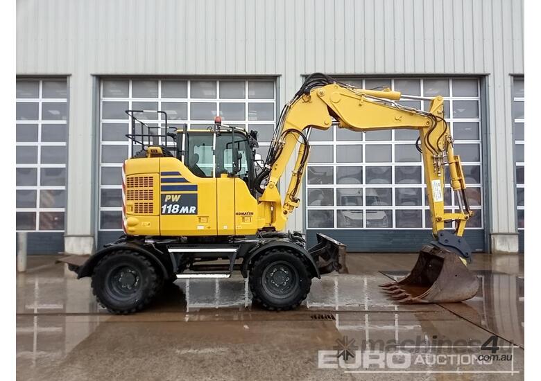 Used Komatsu Komatsu Pw Mr Wheeled Excavator Excavator In