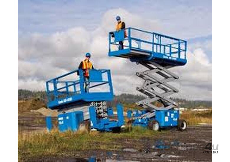 Hire Genie All Terrain Scissor Lifts Rough Terrain Scissor Lift In