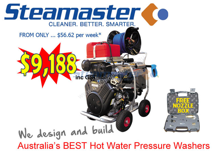 New Steamaster High Pressure Water Cleaners for sale - Steamaster ...