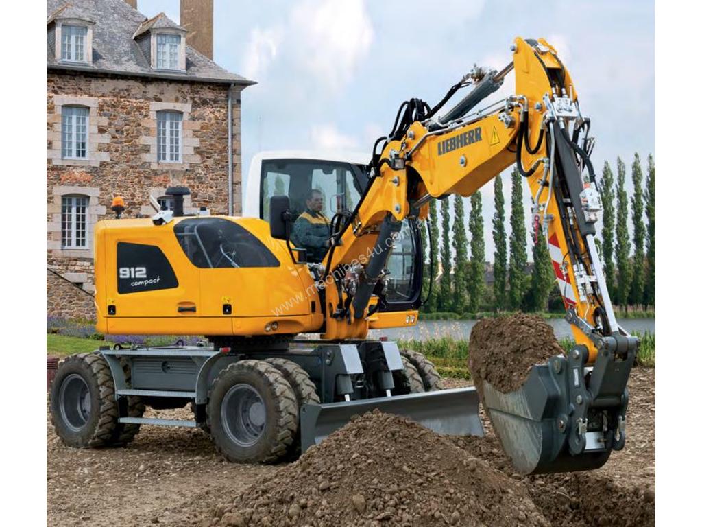 New Liebherr Liebherr A Compact Litronic Wheeled Excavator