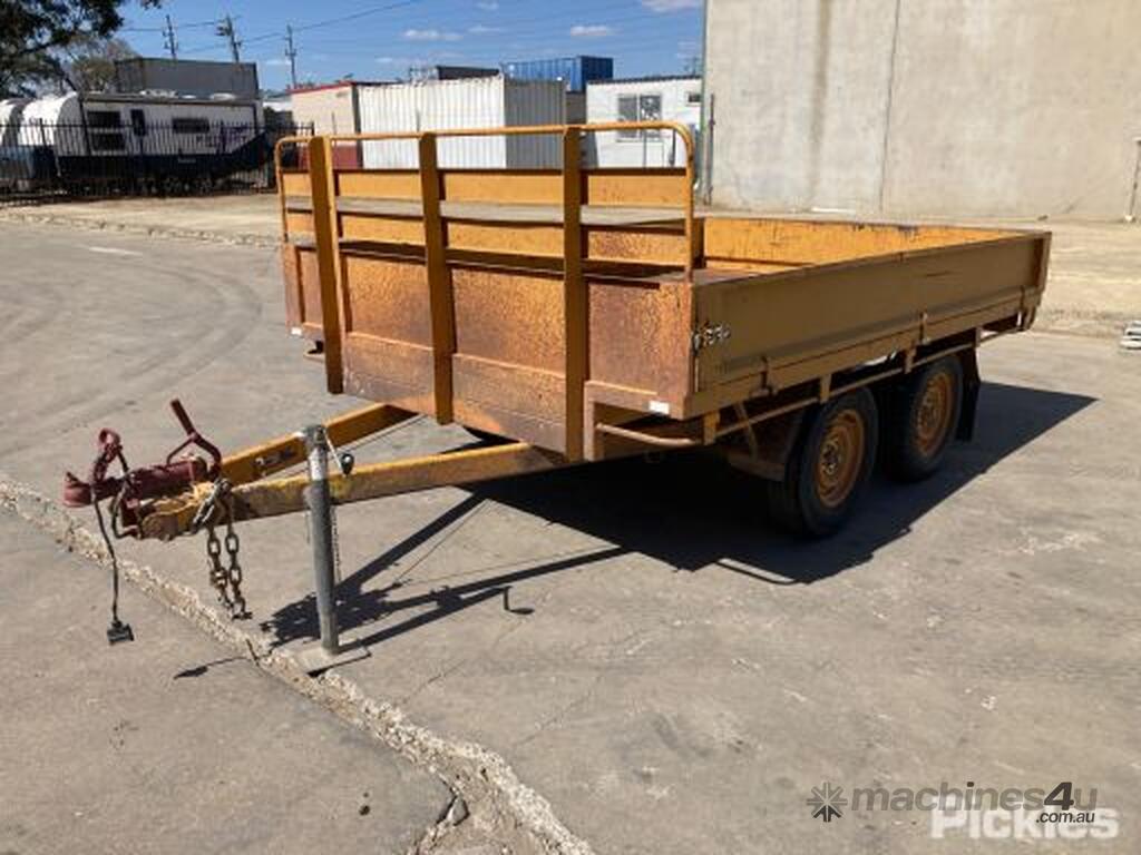 Buy Used Dean Trailer Dean Trailer Dual Axle Plant Trailer