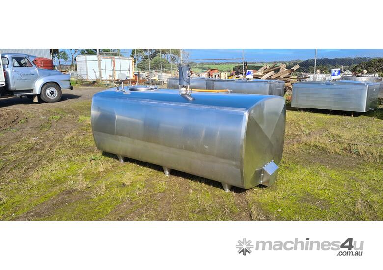 Used Alfa Laval STAINLESS STEEL TANK MILK VAT 2300 LT Stainless Steel