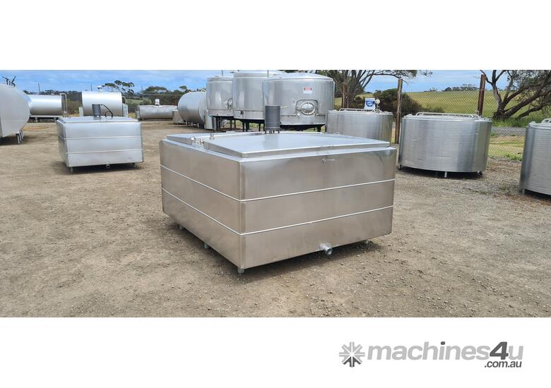 Used Frigrite Lt Stainless Steel Tank Milk Vat Stainless Steel