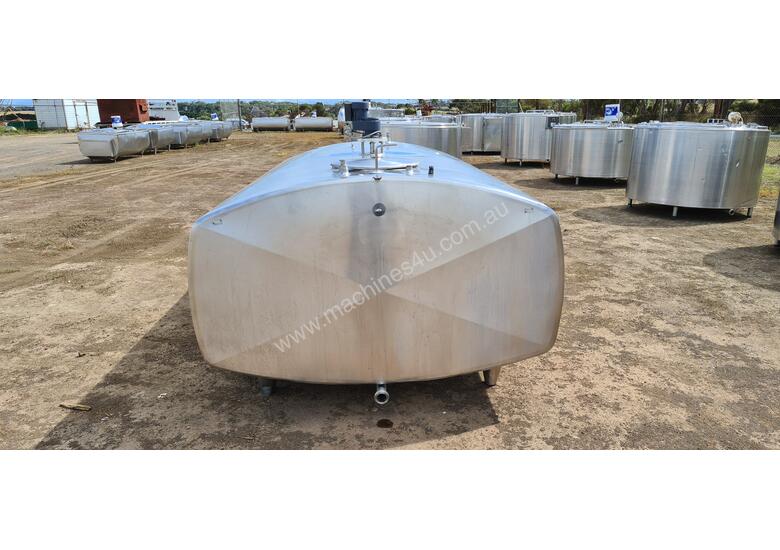 Used Alfa Laval 3 500 Lt STAINLESS STEEL TANK MILK VAT Stainless Steel