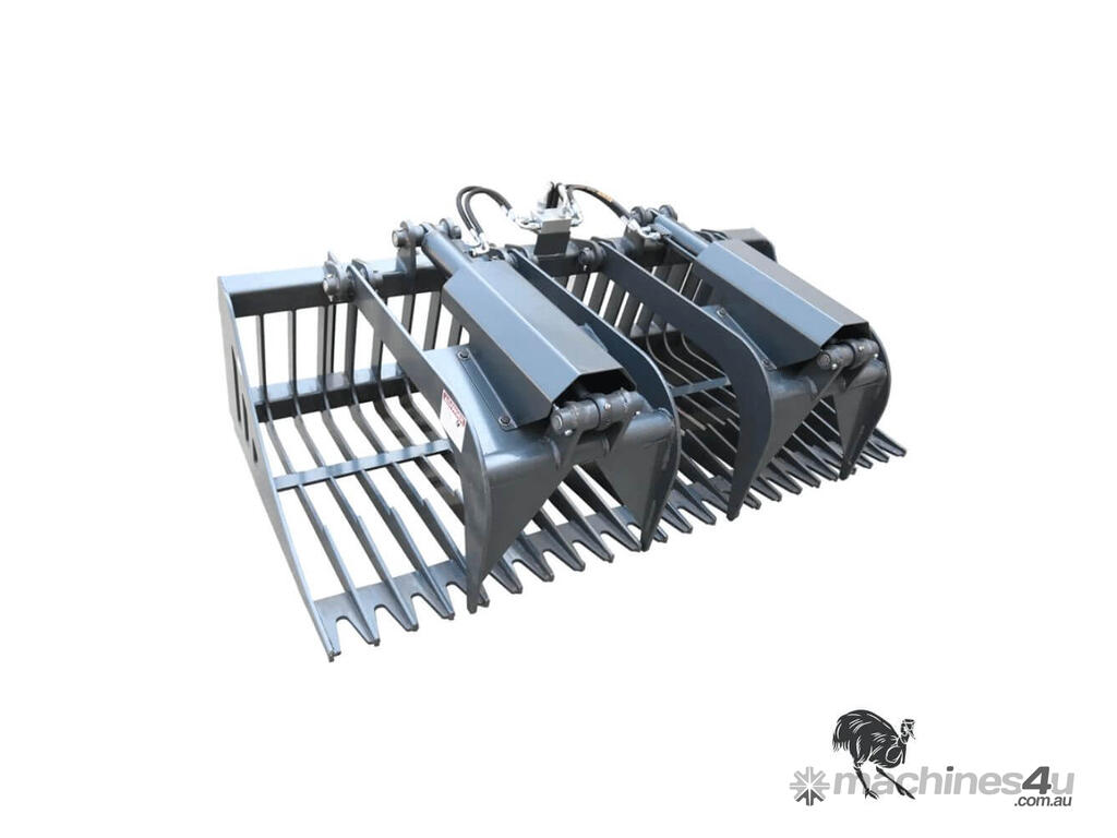 New Aussie Buckets Heavy Duty Dual Cylinder Rock Grab Mm Custom