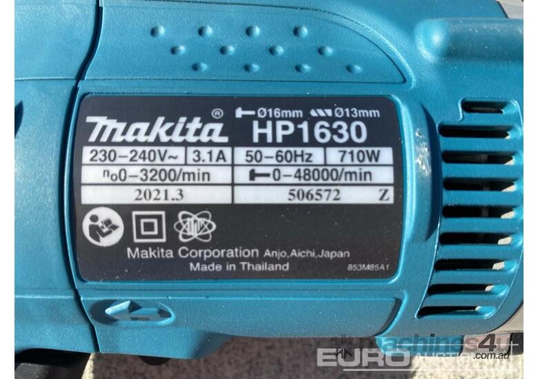 New Makita Unused Makita Hammer Drill Mm Hammer In Listed On