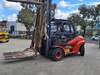 8 Ton Forklift with HUGE bale clamp rotator