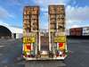 2006 Barker Heavy Duty Tri Axle Tri Axle Flat Top Trailer Combination