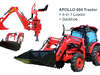 APOLLO 60hp AC Cab 4WD Diesel Tractor + FEL + Backhoe