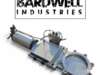 200mm 8" Keystone pneumatic 316 Stainless Steel Knife Valve<br />
