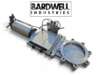 200mm 8" Keystone pneumatic 316 Stainless Steel Knife Valve<br />
