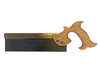 250mm 10" 15TPI Rip 1776 Tenon Saw with Brass Backed Blade and Pistol Grip English Elm Handle by Pax