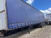 1999 Haulmark 3ST37 Tri Axle Flat Top Curtainside Trailer