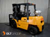 TCM 3.5 Tonne LPG Forklift with Sideshift Fork Positioner 4.8m Container Mast NEW Tyres