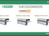 Hebrock F SERIES Edgebander: Precise Processing of Workpieces