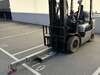 2.5t used forklift with crane jib