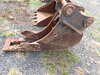 Excavator trenching bucket