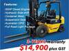 2025 SUMMIT K25-C 2.5 Tonne 3m Diesel Forklift