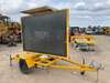 2008 Bartco VMS400 Trailer Mounted VMS Board