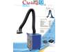 CleanGo Mobile welding fume extraction unit. Includes optional Evolution Fume arm as shown