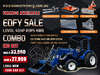 2024 EOFY LOVOL 40HP 4WD TRACTOR COMBO DEAL (550kg front loader lift capacity)
