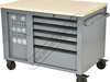 TWS-622 Professional  Series Mobile Work Station 10 Drawers and a cupboard