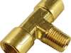 Air Fittings 'T' Piece 1/4"M - 1/4"F BSPT