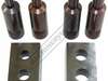 22N\16 Round Punch & Die Set - Ø11, Ø12, Ø13, & Ø14mm High Quality Tool Steel - Hardened & Tempered 