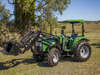New Enfly 55HP ROPS 4WD tractor with FEL 4in1 bucket 