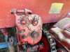 International 511 Combine + Rotary Harrows 