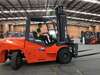 7t Diesel forklift with wide carriage.