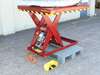 Scissor Lift with Roller Conveyor Platform Turntable