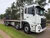 2021 UD Quon 8x4 tray truck with M5 Moffett, only 153k kms, auto