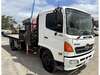 2003 HINO GD1J SER FLAT BED TRUCK WITH FASSI CRANE