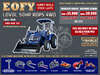 LOVOL EOFY 50HP 4WD CANOPY TRACTOR WITH 4IN1 BUCKET COMBO DEAL 3 YEARS LABOUR AND PARTS WARRANTY