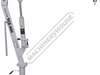 TCS-450 Swivel Crane - Truck or Ute 450kg Lifting Capacity 2350mm Max. Lift Height