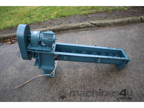 Motorised Screw Auger Feeder - 1.2m Long Screw