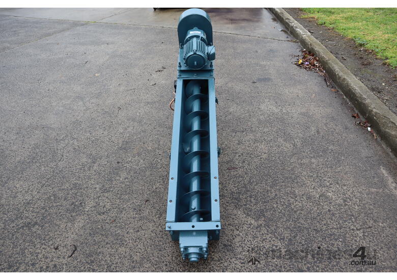 Motorised Screw Auger Feeder - 1.2m Long Screw