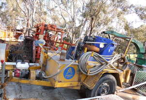 25hp saw and trailer with water pump and tank